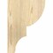Ekena Millwork Ridgewood Rough Sawn Corbel, Douglas Fir, 6"W x 10"D x 14"H COR06X10X14RID00RDF - alternate 3